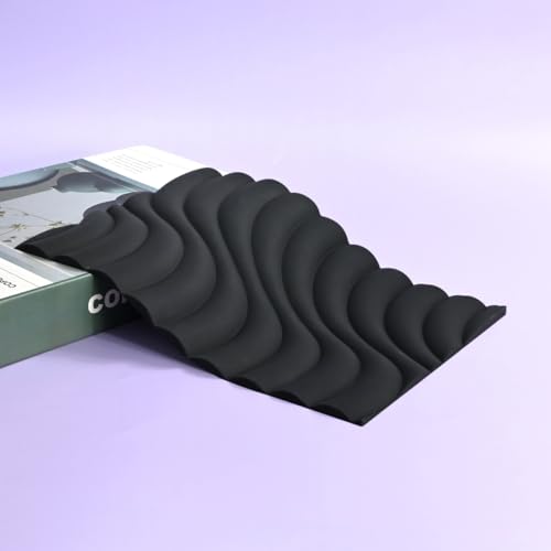 Fondant Silicone Mold for Cake Decoration Cake Border Downsand Pattern Impression Mat Fondant Embossing Stencil for DIY Cookies