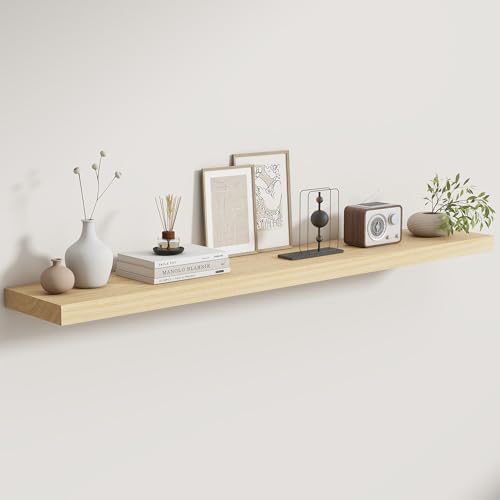 Rustic Real Wood Floating Shelves