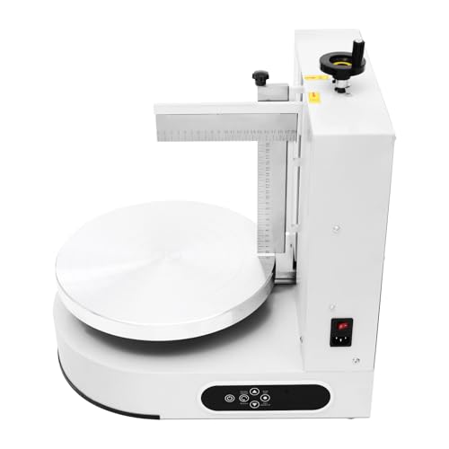 Cake Decorating Coating Machine Cream Spreading Automatic Frosting Turntable with Graduated Scraper for 4