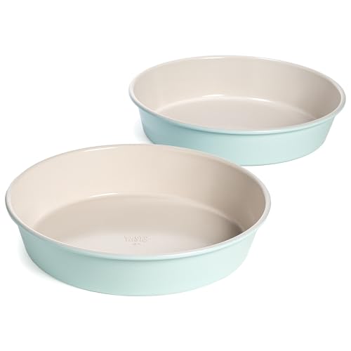 Clean Ceramic Round Cake Pans Set (2 Count)
