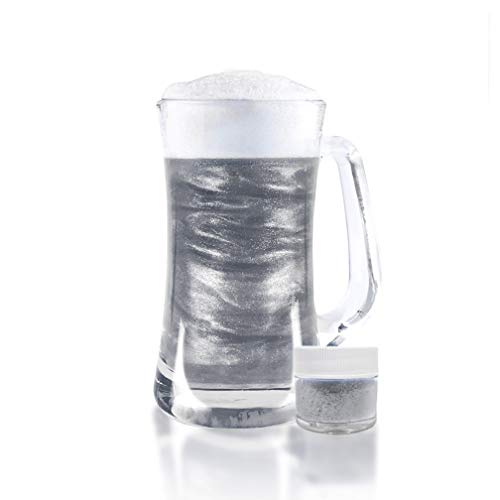 Silver BREW GLITTER Edible Glitter for Drinks