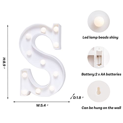 LED Letter Lights Sign Marquee Light Up Letters Sign for Night Light Wedding