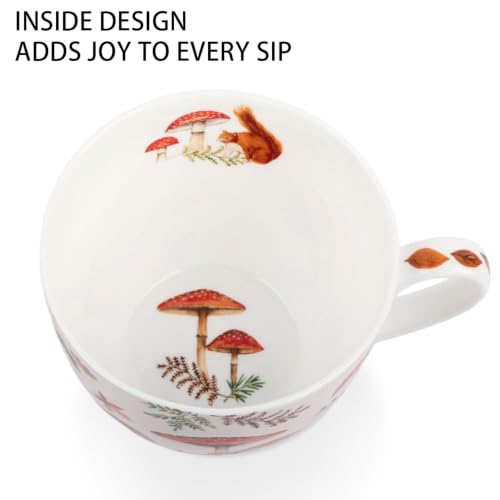 Autumn Squirrel Hug Mug