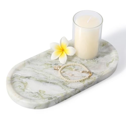 Marble Vanity Tray for Bathroom Countertop