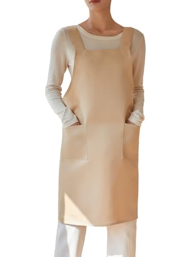 Kitchen Chef Aprons for Men Women Work Apron with 2 Pockets