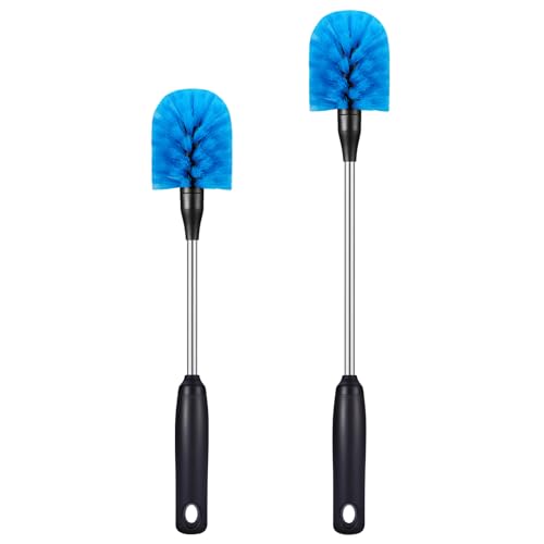 Stainless Steel Bottle Brush with Replaceable Head (2 Count)