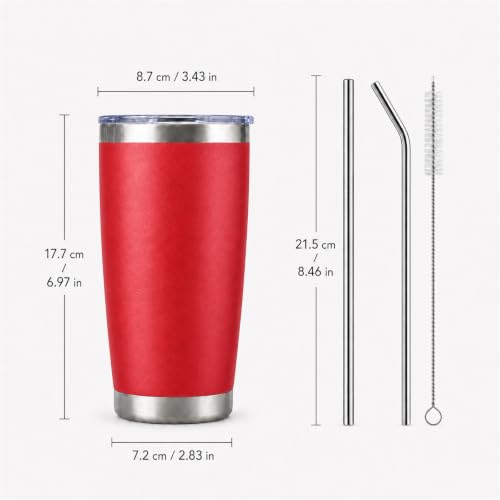 20oz Stainless Steel Insulated Tumblers Bulk (12 Count)