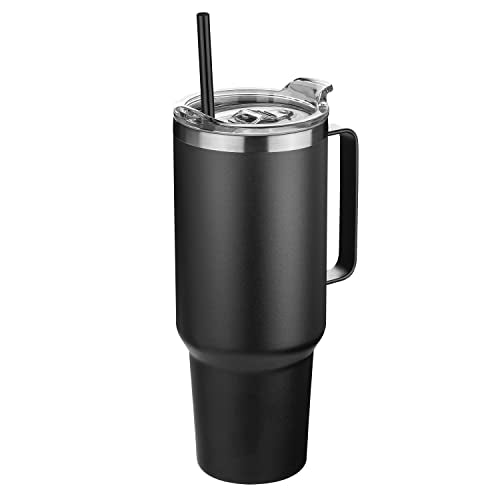 40 oz Stainless Steel Tumbler with Handle