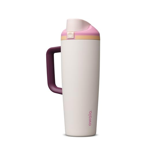 FreeSip Tumbler Insulated Stainless Steel Water Bottle with Built