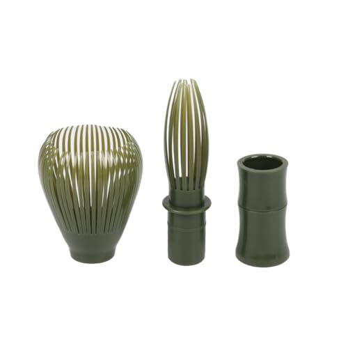 Traditional Matcha Whisk Reusable PP Resin Matcha Whisk Chasen Dishwasher Safe Matcha Stirrer Matcha Green Tea Powder Preparation Prepare Japanese Matcha Tea