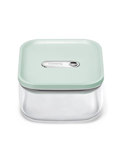 1 qt Glass Airtight Food Storage Container with Lid