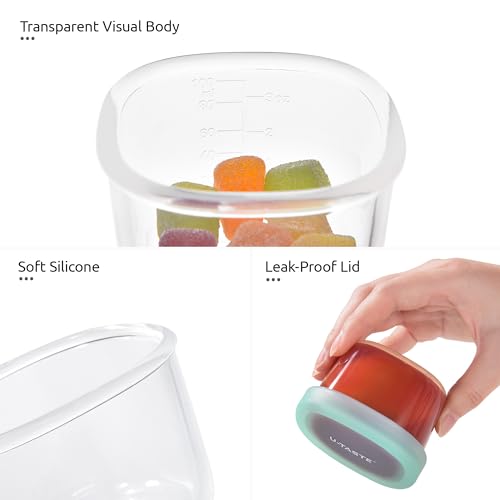Silicone Container with Lids