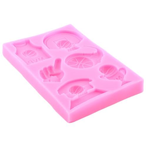 Basketball Silicone Molds Sports Theme Fondant Mold Set Of 3