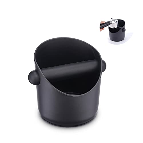 Espresso Knock Box Coffee Grounds Container with Removable Knock Bar