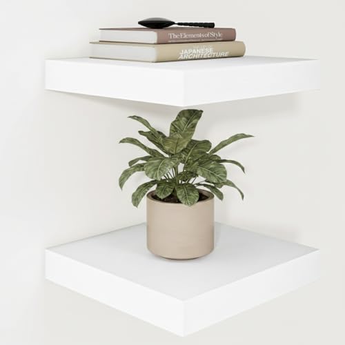 Square Floating Shelves 12x12” Set of 2 (2 Count)