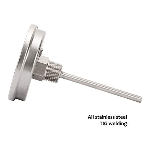 Fully Stainless Steel Bimetal Dial Thermometer