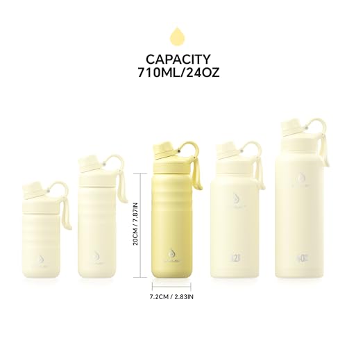 24oz Stainless Insulated Bottle with 2 Leak
