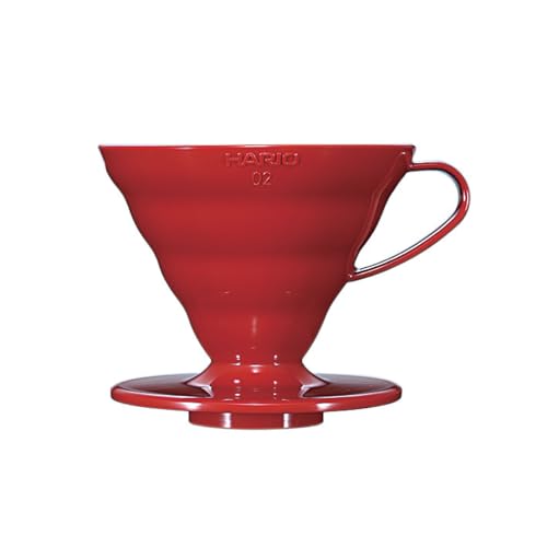 V60 Plastic Coffee Dripper Pour Over Cone Coffee Maker Size 02 (4 Count)