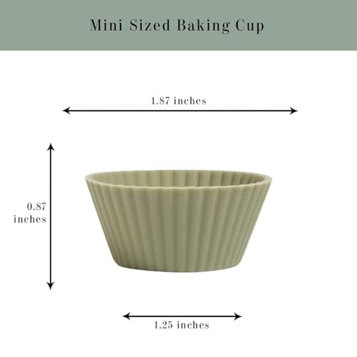 Reusable Mini Silicone Baking Cup (24 Count)
