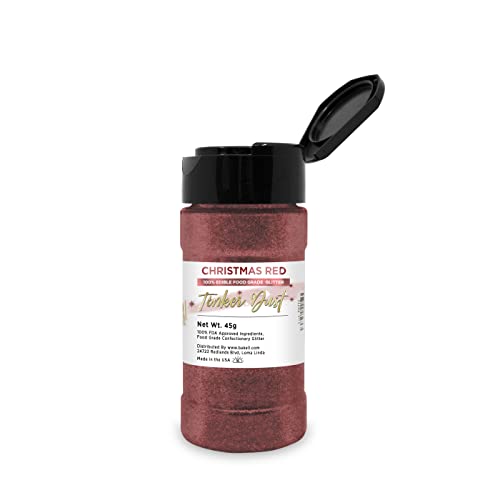 Christmas Red Edible Glitter