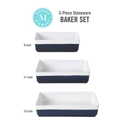 3 Piece Oven to Table Stoneware Bakeware Set