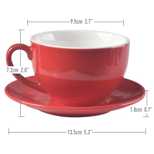 Porcelain Coffee Cup with Saucer 220ml (9.99 Count)