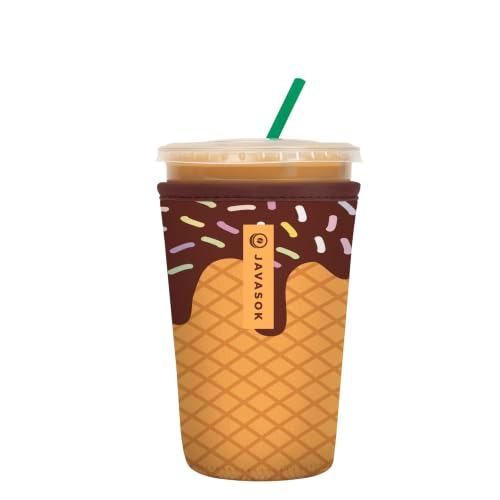 JavaSok Iced Coffee & Cold Soda Insulated Neoprene Cup Sleeve