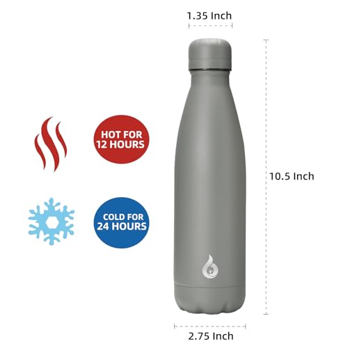 17 oz Small Insulated Water Bottle