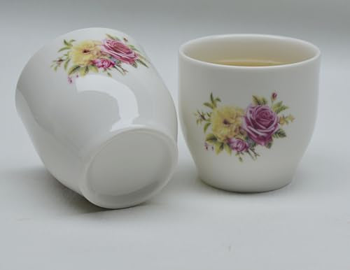 Porcelain Teacup (4 Count)