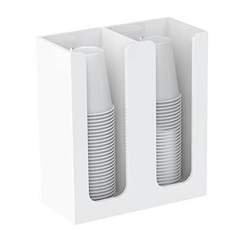 Acrylic Coffee Cup and Lid Storage Organizer Holder