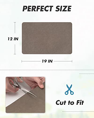 Coffee Mat Hide Stain Rubber Backed Absorbent Dish Drying Mat for Kitchen Counter