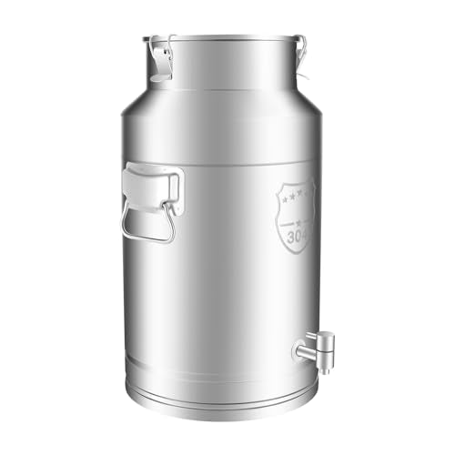 304 Stainless Steel Milk Bucket with Faucet