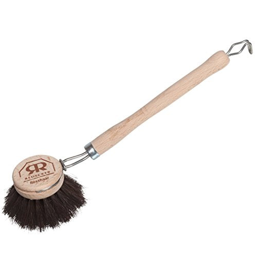 Dish Brush Horsehair Bristles