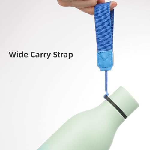 25 oz Insulated Stainless Steel Metal Water Bottle with Strap