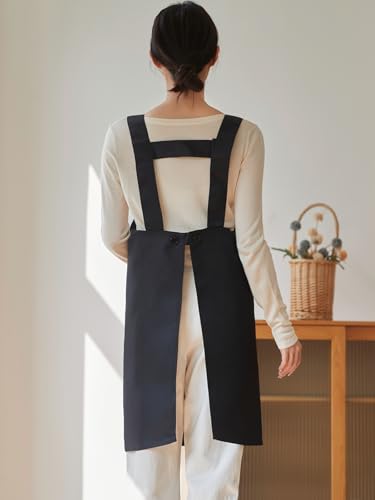 Kitchen Chef Aprons for Men Women Work Apron with 2 Pockets