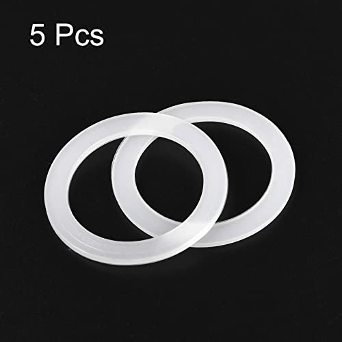Gasket Seal Coffee Maker White Silicone Ring Replacement 38x50x2.2mm for 1
