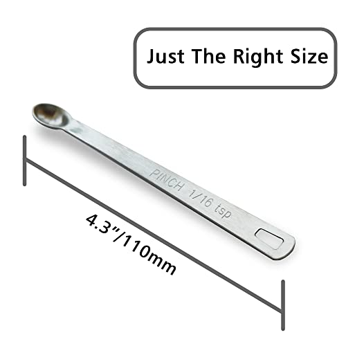 2PCS 1/16tsp(0.31ml) Mini Measuring Spoon, Small Teaspoon for Tiny Amounts