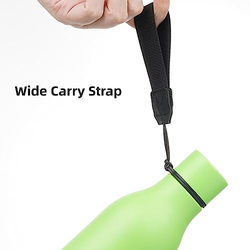 18 oz Insulated Stainless Steel Metal Water Bottle with Strap