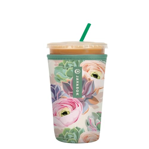 JavaSok Iced Coffee & Cold Soda Insulated Neoprene Cup Sleeve
