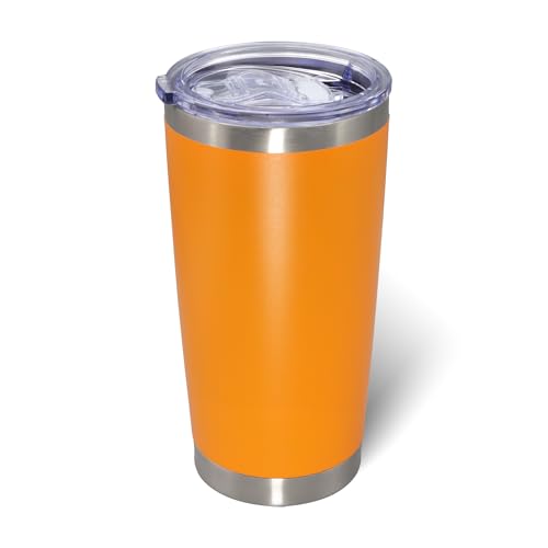 20oz Tumbler with Lid Stainless Steel Tumblers Insulated Mug Orange 1P