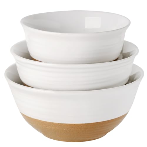 Mixing Bowls Large Ceramic Salad Bowls 2.1 (3 Count)
