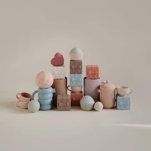 Silicone Mix and Match Present Toy 4 Pack (4 Count)