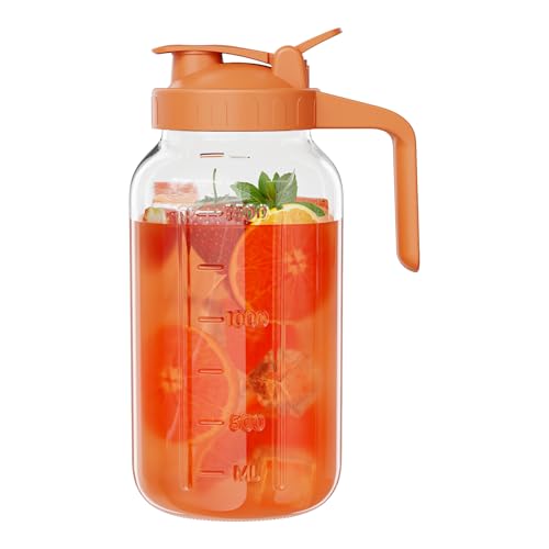 Glass Pitcher with lid