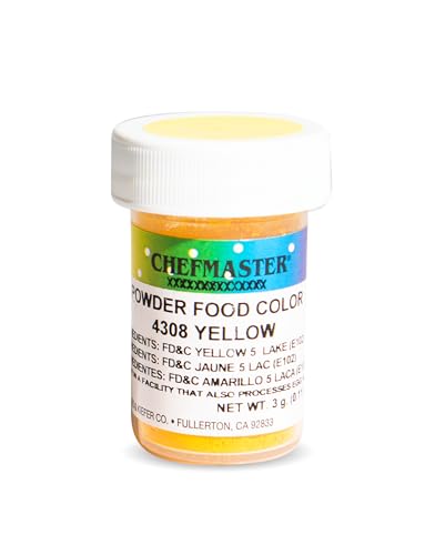 Yellow Dry Powder Candy Color