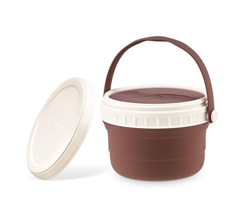 No Spill Silicone Toddler Snack Containers (12 Ounce)