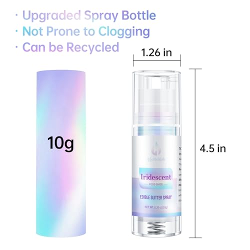 Iridescent Edible Glitter Spray