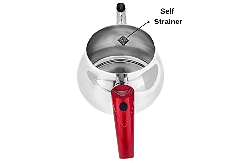 Turkish Teapot Set Stainless Steel Tea Maker for Stovetop (4 Count)