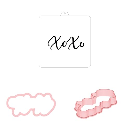 Cookie Cutter and Stencil Bundle Royal Icing Cookies Stencils Paint Your Own Biscuit Bakery Starter Kits Royal Icing Fondant Cutters Birthday Wedding Holiday Cookies Painting Coloring Pages Comb (9 Count)