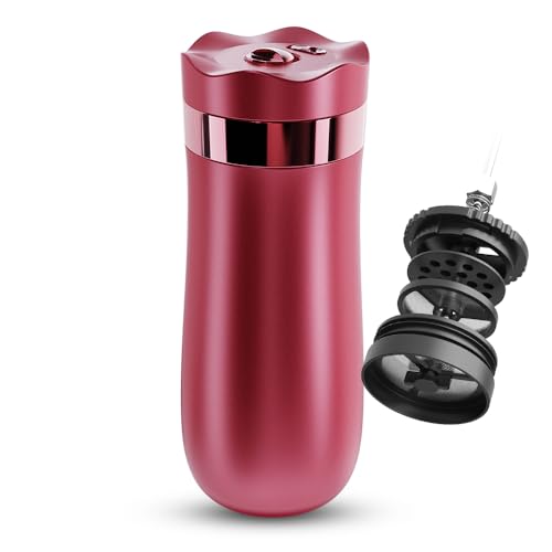 11oz Vacuum Insulated Portable French Press Coffee Maker