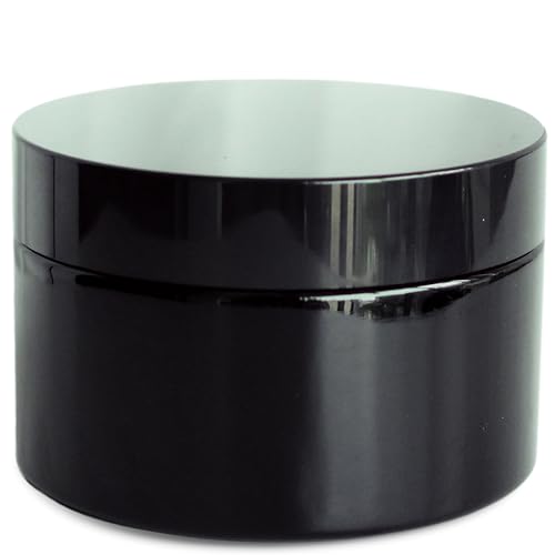Black Glass Smell Proof Storage Jar 200ml